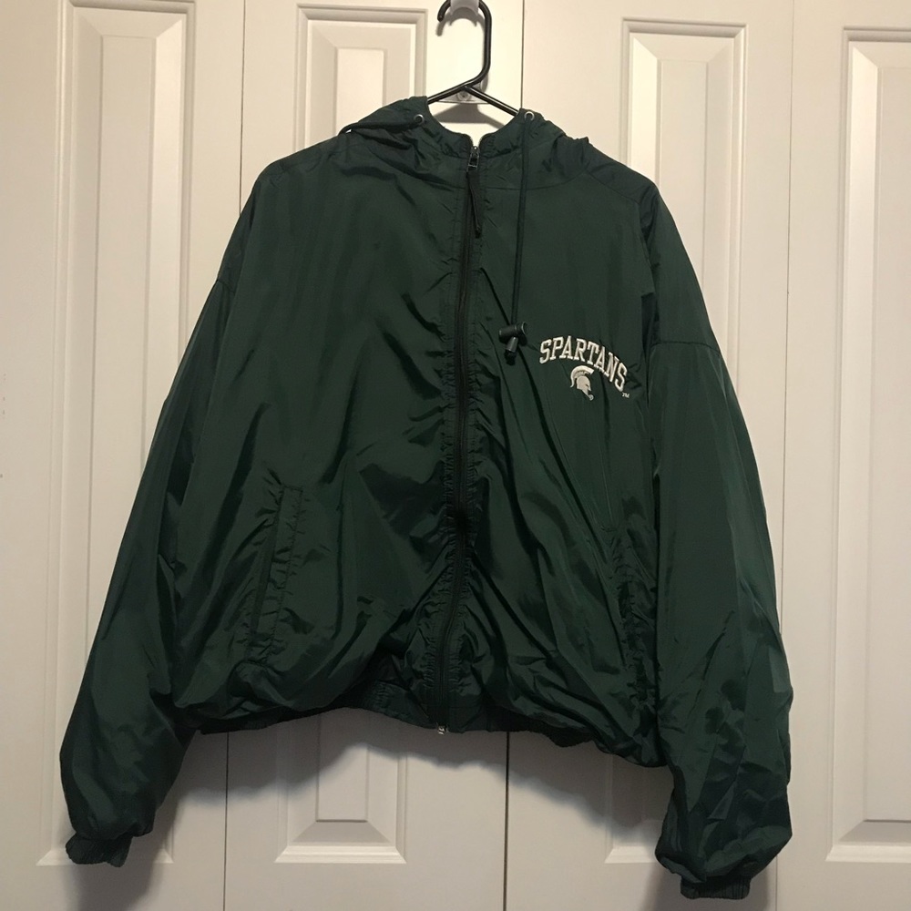 Vintage Michigan State Windbreaker